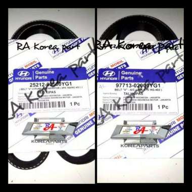 Hyundai Genuine Parts Fan Belt Vbelt Hyundai Atoz 4Pk 760 875 Van Tali Kipas