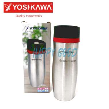 YOSHIKAWA THERMOS/TUMBLER AIR HOT&COOL STAINLESS STEEL 0.38 LITER HV- HV102Q2
