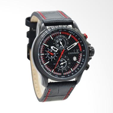 Condotti Kombinasi Jam Tangan Pria - Hitam Merah CN3044-B03-P07 Black Red