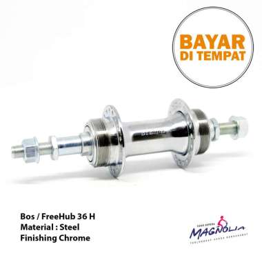 Hub Bos Belakang Sepeda MTB Jengki CTB Dobel Double Ulir Drat 7 Speed Lubang 36 Merk Eterna