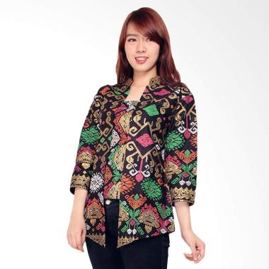 Miracle Online Shop Blouse Abaya Ba ... an Wanita - Black Metalic