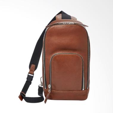 Fossil Mayfair Sling bag Cognac Tas Selempang Pria MBG 9277C222