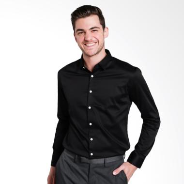 Papercut Men Cliff Formal Shirt Kemeja Pria - Black [5818-2]