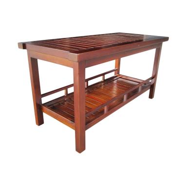 Furindo MWB Kayu Coffee Table or Bench - Coklat