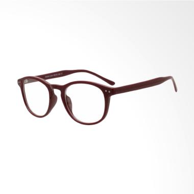 OEM Lensa Transparent Kacamata Korea Frame Cokelat MLD862