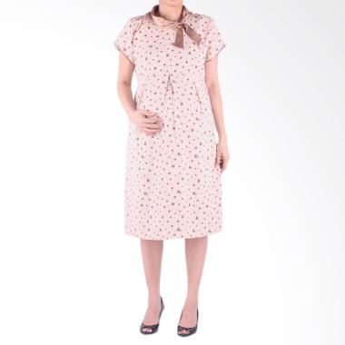 Hmill D1342 Dress Baju Hamil - Coklat