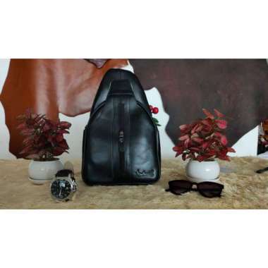 Tas Biola weitsbag unisex gowes kulit sapi asli best seller Hitam