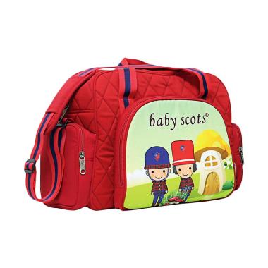 Baby Scots Diapers Bag Print Tas Perlengkapan Bayi