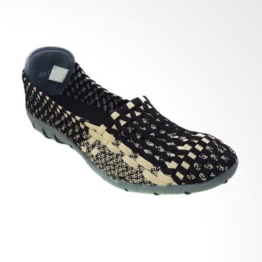 Bernice 678 Rajut Sepatu Slip On - Coklat