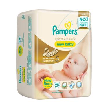 Pampers Premium Active Baby Tape Newborn 28 Popok Bayi