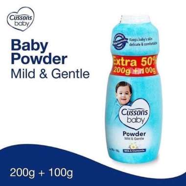 CUSSON BABY BEDAK BAYI POWDER MILD & GENTLE 200g + 100g