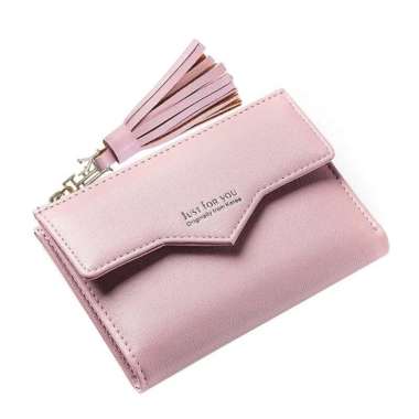 ASHANTY - Dompet Lipat Mini Lucu PINK