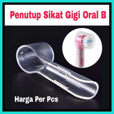 NS - Tutup Sikat Gigi Oral B Elektrik - Cap Penutup Sikat Gigi Oral B putih