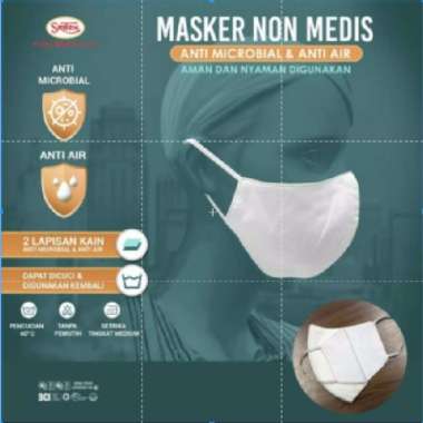 Masker Kain Non Medis Anti Mikroba 2 PLY - SRITEX / Masker Kain Sritex / Masker Non Medis