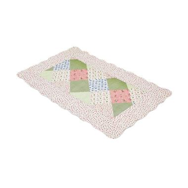 Vintage Story Shabby Quilting Extra Soft Karpet - Green [90 x 150 cm]