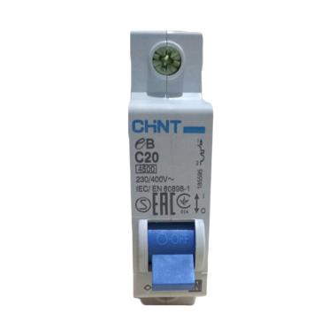 CHINT Sekring MCB [1 Pole/ 20A] White
