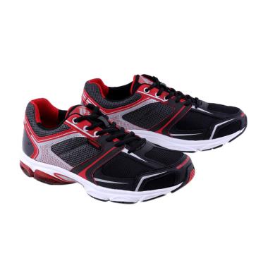 Garsel Sepatu Badminton Pria - Merah Kombinasi [GRE 7755]