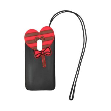 VR Softcase 3D Silikon Case 3D Kara ... aomi Redmi Note 4 - Hitam