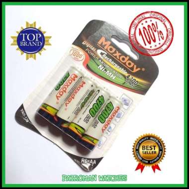 BATERAI BATTERY BATRE CAS MAXDAY AA 4700mAh A2 ISI 4 RECHARGEABLE ORIGINAL