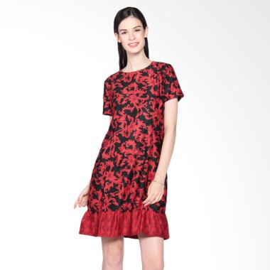 Bhatara Batik Women FNF 2 3050P/HME Mini Dress - Red Black