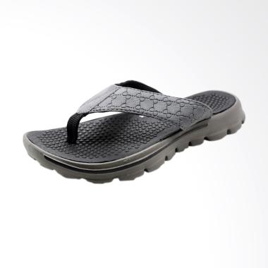 Ardiles Casual Sani Sandal Pria - Hitam Abu
