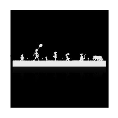 SKUGGA Pooh & Friends Single Module Lampu Dinding