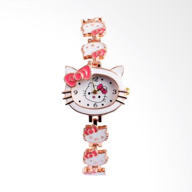Hello Kitty WAT1514W Cute Cartoon W ... an Anak Perempuan - White
