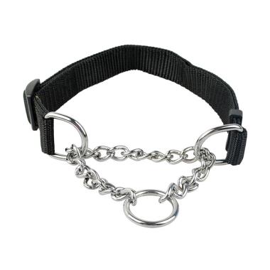 OEM Nilon Rantai Fashionable Kalung Anjing - Hitam
