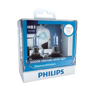 PHILIPS Diamond Vision HB3 5000K Lampu Halogen
