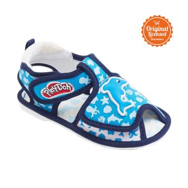 Playdoh Style 2 Baby Flip Flop Prewalker Sepatu Bayi - Blue
