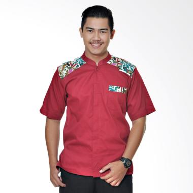 Mirtazani Nuzaima Baidai Koko Baju Muslim Pria - Merah