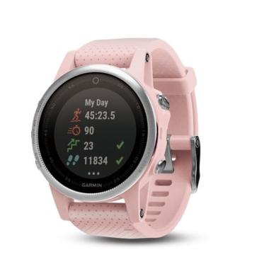 Garmin Fenix 5S Sapphire Smartwatch - Pink
