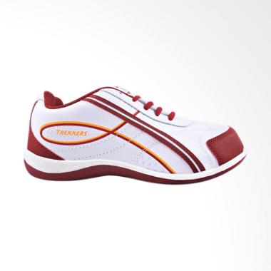 Trekkers M Devina Sepatu Wanita - Putih Merah Bata