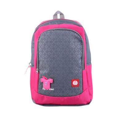 Catenzo Junior Tas Ransel Sekolah Anak - Abu Komb