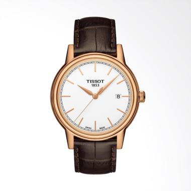 TISSOT Carson Leather Jam Tangan Pria - Coklat [T085.410.36.011.00] Brown