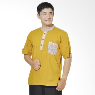 Mirtazani Phasa Author Koko Baju Muslim Pria - Mustard Mirtazani Phasa Author Koko Baju Muslim Pria - Mustard