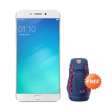 OPPO F1 Plus Smartphone - Gold + Free Tas Exclusive Barcelona