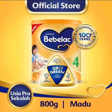Promo Harga Bebelac 4 Susu Pertumbuhan Madu 800 gr - Blibli