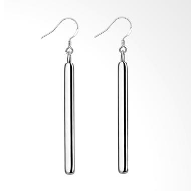 SOXY LKNSPCE002 Geometric Modeling Earrings - Silver