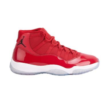 Nike Men Air Jordan 11 Win Like 96 Sepatu Sneakers Pria - Red [378037-623]