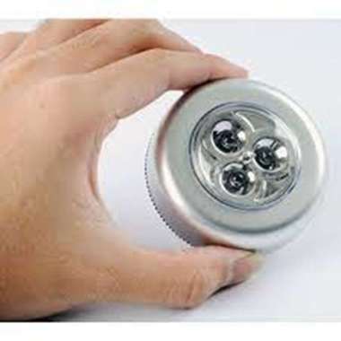 Lampu Stick and Touch Emergency Lamp Click Lampu Tempel Tekan Sentuh LED Portable Bundar