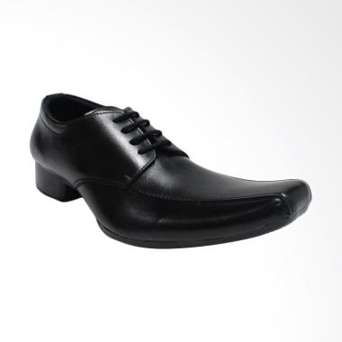 Roffael Sepatu Pantofel Formal Kerja Kantor Pria - Hitam [A3]