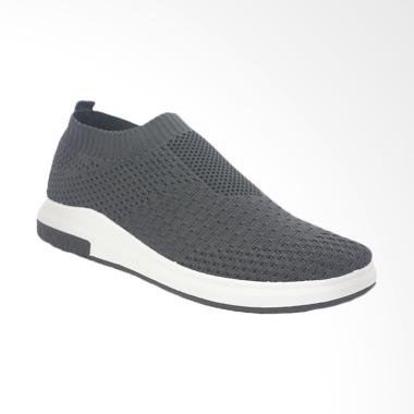Dr.Kevin Stylish & Comfortable Slip On Sepatu Pria - Grey [13320]