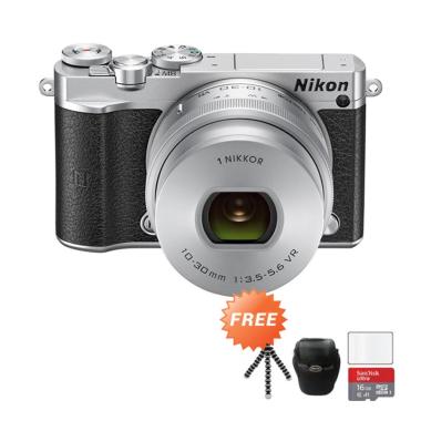 Nikon 1 J5 Kit 10-30mm Kamera Mirro ... Kamera + Flexible Tripod
