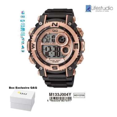 Q&Q Sport Digital Jam Tangan Pria [Original/ QQ M133 M133J] Biru