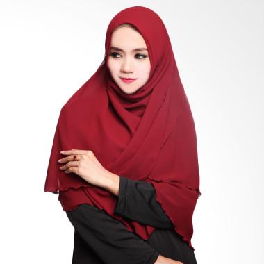Cotton Bee Arumi Khimar Syar'i Jilbab Instan - Maroon