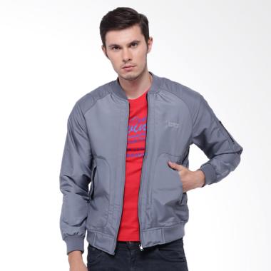 Edwin Parasut Jaket Bomber Pria - Abu-abu [ED PRS 04]