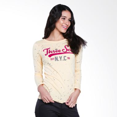 3SECOND Ladies 0609 106091722 T-Shirt - Yellow