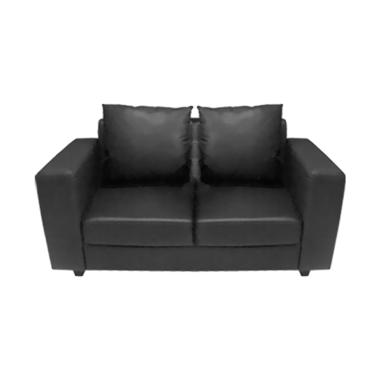 FCENTER Verbena 2 Seeater Sofa - Black [Pulau Jawa*)