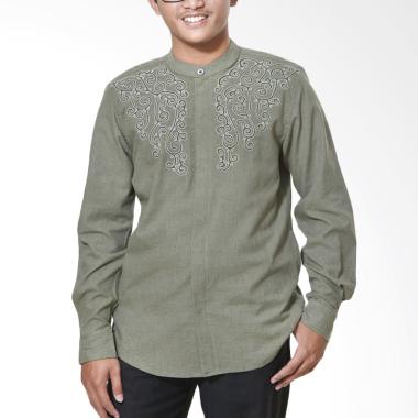 Zaen Safroni Koko Baju Muslim Pria - Hijau Tua